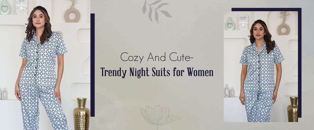 Cozy And Cute- Trendy Night Suits for Women