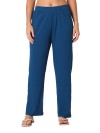 Smarty Pants women's cotton rib blue color round neck night suit. (SMNSP-922B)
