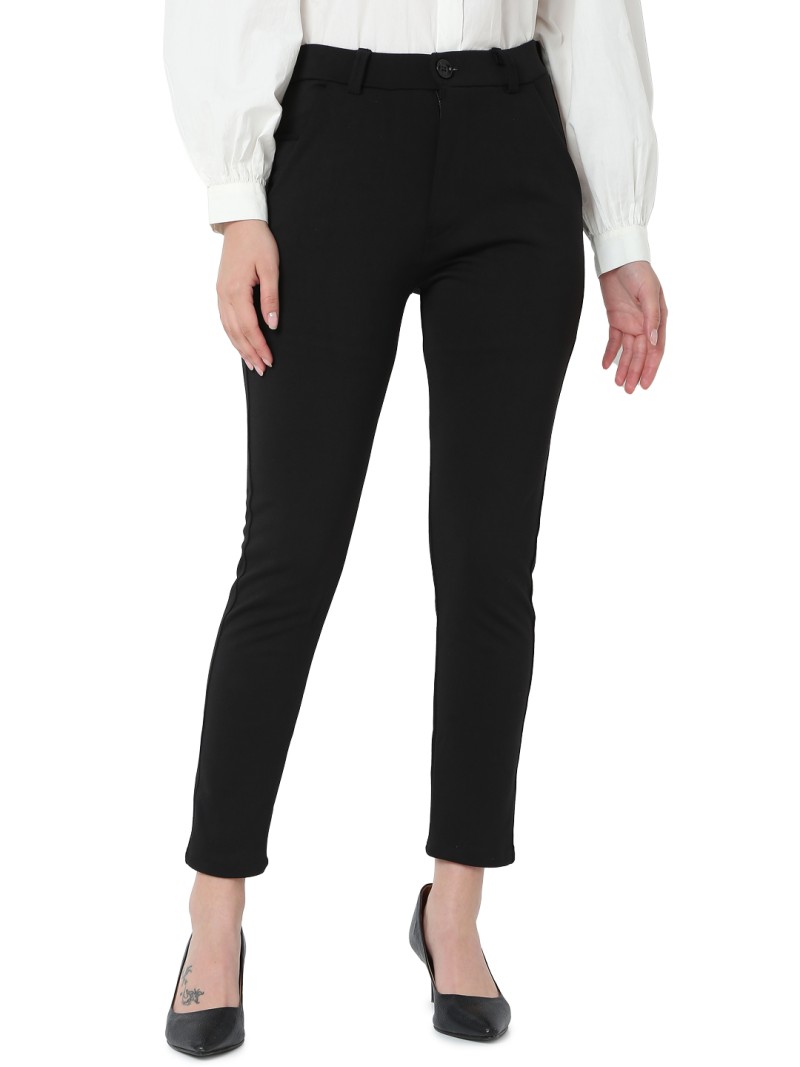 Buy Forever New White Amy Belted Straight Leg Pants for Women Online @ Tata  CLiQ