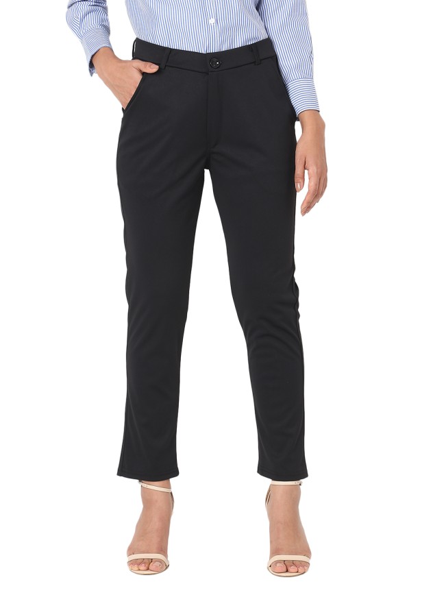 Vami Women's Cotton Formal Trousers - Black – BONJOUR-hangkhonggiare.com.vn