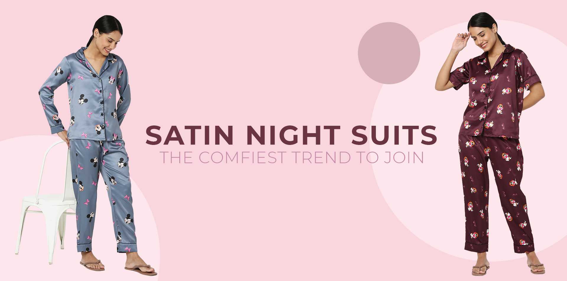 Satin Night Suits - The Comfiest Trend to Join